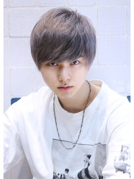 ネイビー(NAVY) サラサラストレートマッシュ トランクスヘア ソフトツーブロック