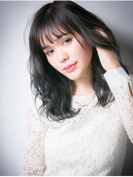 モッズヘア 越谷(mod's hair) *mod's越谷*軽MIX◎黒髪無造作カールx