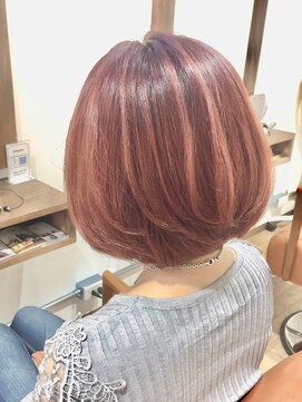 ミラ(mira hair&relaxation) 暖色系サラサラボブ
