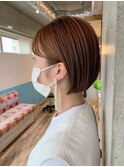 ACE 横浜 大人可愛いショートボブ×ブラウンアッシュ