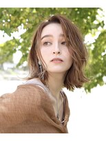 シエラ 心斎橋(CIERA.)&nbsp;CIERA.大人ナチュラルボブ×ミルクティベージュ