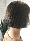 大人かわいいスッキリボブ