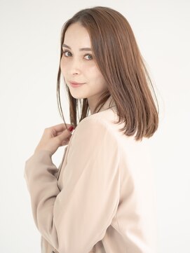 ルクスドレ 新宿(Luxe doree') くびれヘア/アースカラー/地毛風カラー/大人ヘルシー[新宿駅]