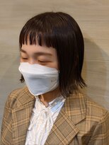 ナンバー イル デュッカ 札幌(N° il duca)&nbsp;外ハネボブ×ぱっつり前髪