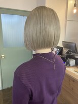 コレット ヘアー 大通(Colette hair) ホワイトミルクティー×BOB