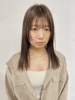 シーバイサイン(sea by Sign)&nbsp;顔まわりレイヤー × ストレートヘア