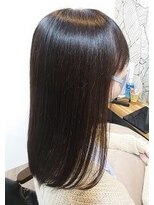 ヘアーカルチャー 小倉台店 HAIR CULTURE 髪質改善トリートメントでセミロングストレート