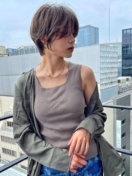 アヴァロン(AVALON) 絶壁解消/ひし形/前下がり/大人ショートボブ/30代/40代★猪狩★