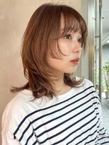 ビュートリアム 南青山(BEAUTRIUM)&nbsp;ウルフミディアムレイヤー フェイスレイヤー 表参道20代30代40代