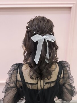 リアン(lien) 大人ガーリーハーフアップ♪