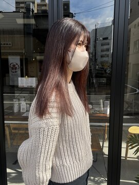 ヘアー アイス ルーチェ(HAIR ICI LUCE) ベージュカラー ナチュラルブラウン 艶カラー /中西