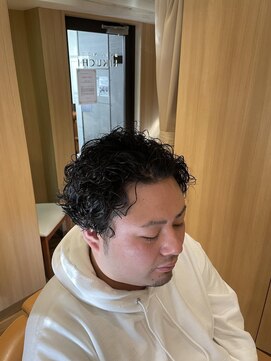 ヘアーモードキクチ 日本橋三越前店 メンズスパイラルパーマ