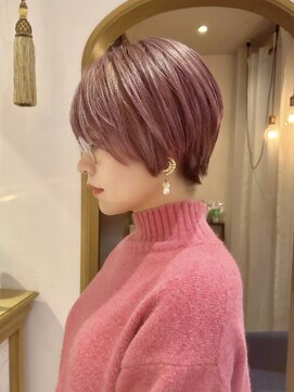 ロンドアベニール 北千住(Lond avenir) 刈り上げハンサムショート☆ボブ/インナーカラー[北千住]