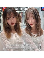 レディアル 渋谷(REDEAL)&nbsp;ワンホンヘア/韓国ヘア/前髪[レイヤーカット/渋谷]
