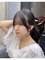 ロンドアヴァントゥス 池袋(Lond aventus)&nbsp;韓国レイヤー/韓国風/ボブ/髪質改善/黒髪/ブリーチなし〔池袋〕