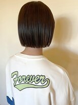 トップヘアスパアンドリゾート 鳴海(TOP HAIR spa&resort) 切りっぱなしボブスタイル/ニュアンスカラー/20代30代40代