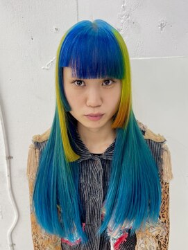 クク(QUQU) デザインロングヘア