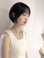 ラミエ バイ メルト 吉祥寺(lamie by melt)&nbsp;*滝田*黒髪グレーベージュ似合わせカット小顔ショートボブウルフ