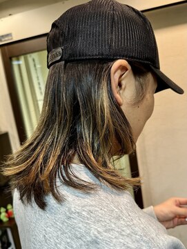 オムヘアーツー (HOMME HAIR 2) 刈り上げ無しマンバンスタイル.hommehair 2nd櫻井