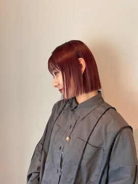 ガーランド (Garland) 切りっぱなしボブ/シースルーバング/前髪/原宿神宮前