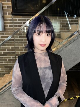 キイ 原宿 表参道(K.e.y) ブルーカラー/ボブレイヤー／レイヤーボブ