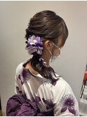 浴衣アレンジ