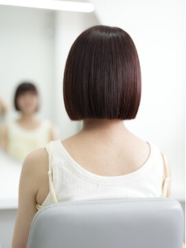 トランク 金剛店(tranq) 大人ボブ深めのピンクカラー