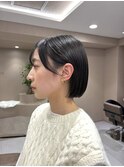 耳にかけるすっきりミニボブ