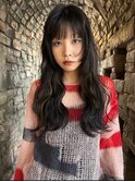 MINX宇都愛梨 ウェーブヘア デザインカラー