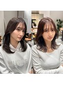 ミディアム似合わせヘア(担当奥田)