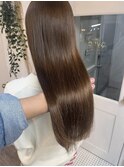 オリーブベージュ/巻ける縮毛矯正