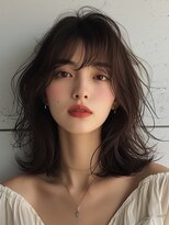 レヴ 草加店(LEV.)&nbsp;イメチェン　外はね　ボブ　美髪　ワイドバング　ブルーブラック