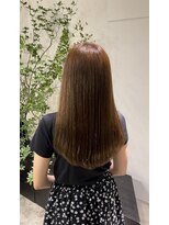 サルファ ヘアデザイン 名古屋 丸の内(S.ALPHA HAIR DESIGN)&nbsp;グレージュ切りっぱなしボブ前髪ありミニボブミルクティベージュ