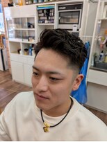 トリイ(TORII) かきあげアップバング・ミドルフェード