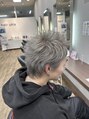 ヘアユニックス アピタ新潟西店(hair unix) スパイキーショート×グレーアッシュ