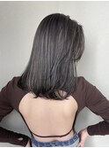 ハイライトバレイヤージュ外国人風カラー