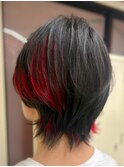 【ショートウルフ×デザインカラー】池袋美容室