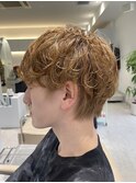 シャドウパーマ×ショートマッシュ