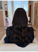 20代30代40代艶感アッシュブラウン透明感ロング