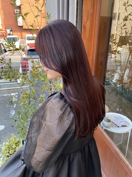 キュオンシア(CUEON. ciea) 艶髪ロング×ピンクラベンダー