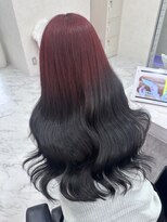 ミニョン(mignon)&nbsp;韓国/ダブルカラー/ブリーチ/ピンク/学割U24/新越谷/南越谷/草加