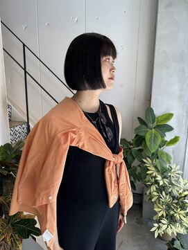 オムズポカ 栄矢場町店(OM's poka) 前上がりボブ/ミニボブ