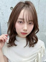 リークフー(Ree cu fuu)&nbsp;髪質改善シースルーバング春夏カラーオリーブベージュ