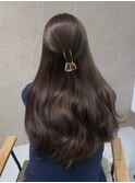 大人かわいいココアグレージュ