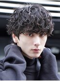 渋谷シャドウパーマメンズボブ波巻きパーマスパイラルパーマ