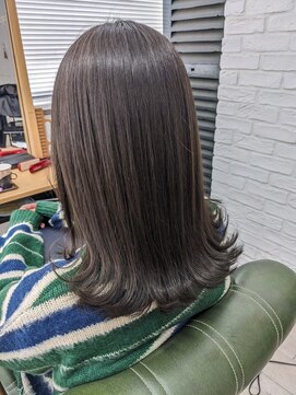 パラッチ 豊中店(Palacchi) オリーブベージュ×ボブレイヤー大人可愛い20代30代40代50代