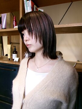 ネロ ヘアサロン 渋谷(NERO HAIR SALON) ハイライトカラー×レイヤーカット【倉畑果歩】