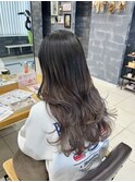 黒髪/クラゲヘアー/オリーブグレー/小顔/ココアベージュ/佐倉