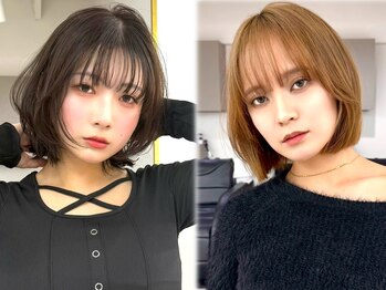 ワンズ リー 上大岡店(One's ly)の写真/《21時まで営業*上大岡で話題》*[上大岡駅/顔周りカット/ケアブリーチ/インナーカラー/ショートボブカット]
