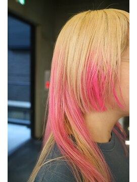 ランド(LAND) ネオンピンク セクションカラー